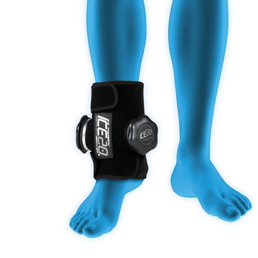 Bownet ICE20 DOUBLE ANKLE ICE COMPRESSION WRAP Item #ICE-Dbl-Ankle