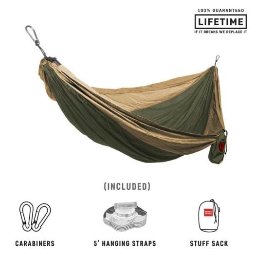 GRAND TRUNK DOUBLE HAMMOCK WITH STRAPS DLXH