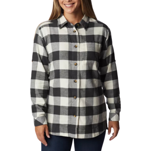 WOMENS COLUMBIA HOLLY HIDEAWAY FLANNEL SHIRT 2012791
