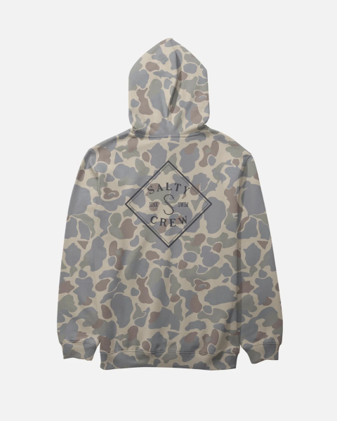 Salty Crew Men's Tippet Sand Camo Hoodie 20335620