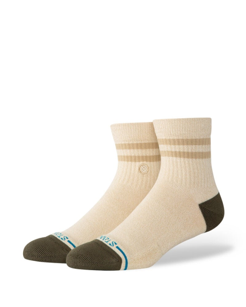 Stance Marled Striped Quarter Socks A356C25MAR