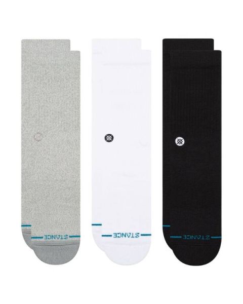 STANCE MENS ICON 3PK SOCKS M556D18ICP