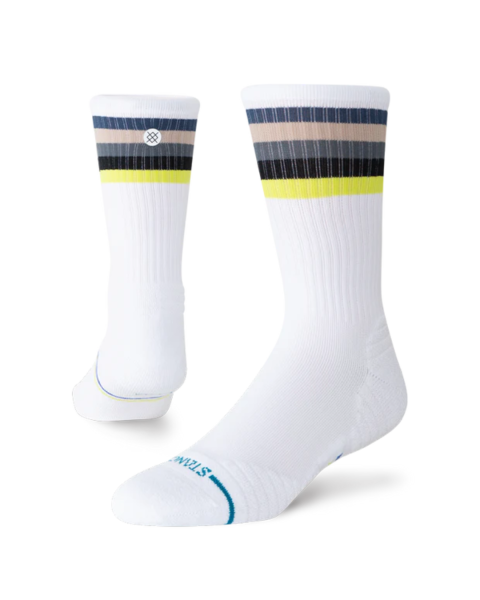 Stance Men's Line Up Mid Ribbed Crew Sock A458C26LIN
