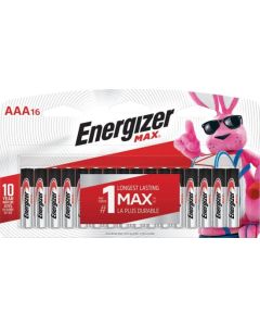Energizer AAA 16 Pack Batteries E91LP-16