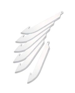Outdoor Edge Razor Series ONYX Lite 3.0" Stainless Steel Replacement Blades 6 Pack RR30-6