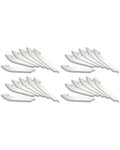 Outdoor Edge 3.5" RazorSafe Series Drop Point Replacement, 24 Pack RR35-24