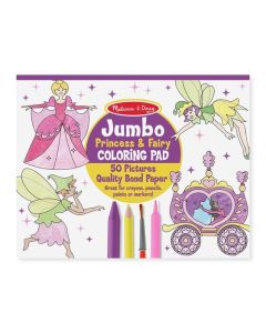 Melissa & Doug Jumbo Coloring Pad - Princess & Fairy Item #4263