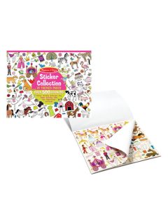 Melissa & Doug Sticker Collection Book 500 Stickers - Princesses Tea Party Animals and More 4247