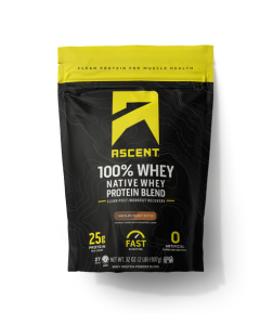 Ascent Chocolate Peanut Butter Protein Powder