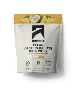 Ascent Pinapple Coconut Clear Protein Powder