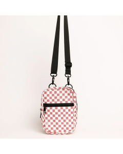 Brixley Pink Checkmate Crossbody Sling CBS-PNKCH