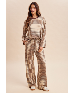 Carmen Stripe Tee & Pant Set