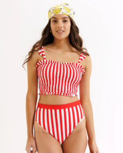 Catchin Rays Cropkini Swim Top