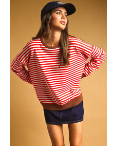 Claire Striped Multi Top