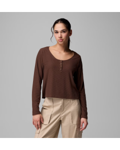 Columbia Women's Brea Falls Grid L/S Henley 2135801