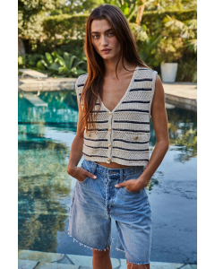 Devanne Striped Vest Top