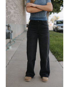 Emma High Rise Wide Leg Jean
