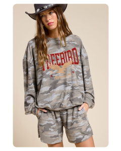 Free Bird America 1977 L/S Tee