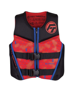 Full Throttle Youth Hinged Neo Life Vest 142500-100-002-22