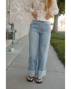 Gabby Super High Rise Baggy Jean