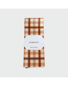 Geometry Rich Cocoa Tea Towel TT-MF-RICH-COCOA