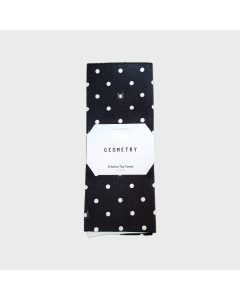 Geometry Spookydots Tea Towel TT-MF-SPOOKYDOTS-BLACK