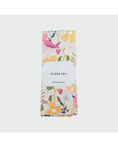 Geometry Summer Songbirds Tea Towel TT-MF-SUMMER-SONGBIRDS