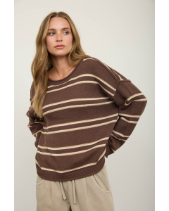 Jocelyn Striped Pullover