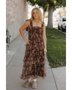 Madison Floral Chiffon Dress