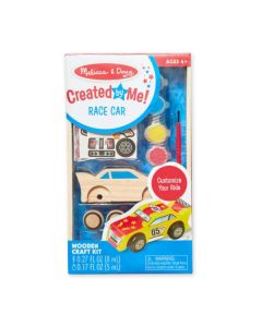 Melissa & Doug Created By Me Race Car Wooden Craft Set 8829