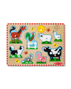 Melissa & Doug Farm Animals Sound Puzzle - 8 Pieces 50204