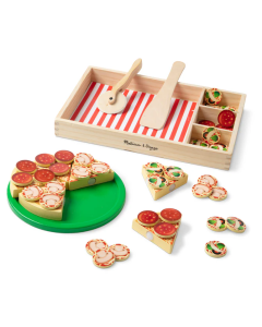 Melissa & Doug Wooden Pizza Party Play Set 50533