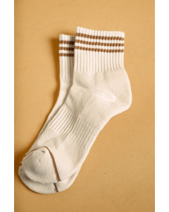 Pastel Stripe Ankle Socks