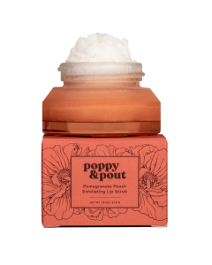 Poppy & Pout Pomegranate Peach Lip Scrub