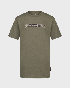 Quiksilver Boys Camo Wordmark Short Sleeve Tee QSFJA06F