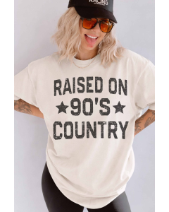 Raised On 90'S Country Oversized Tee