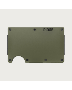 Ridge Matte Olive Cash Strap Wallet A0451