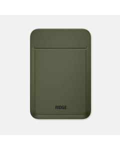Ridge Wallet Matte Olive Magsafe Cardholder A0343
