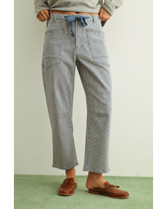 Rylie Striped Barrel Pants