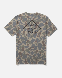 Salty Crew Men's Tippet Sand Camo Short Sleeve Tee 25035390