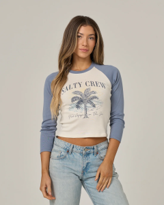 Salty Crew Women's Pretty Palms Long Sleeve Tee 21535050W
