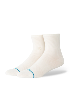 Stance Fine Rib Quarter Socks W316B26FIN