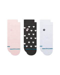 Stance Women's Hearts Lowrider 3PK Socks W335A26GIP