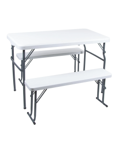 Stansport Heavy-Duty Camp Table W/Benches  616-100