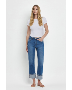 Victoria High Rise Straight Jean