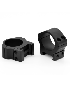 Warne Maxima Horizontal 1" Low Matte Rings 500M