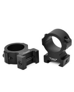 Warne Vapor Horizontal 1" High Matte Rings V602M