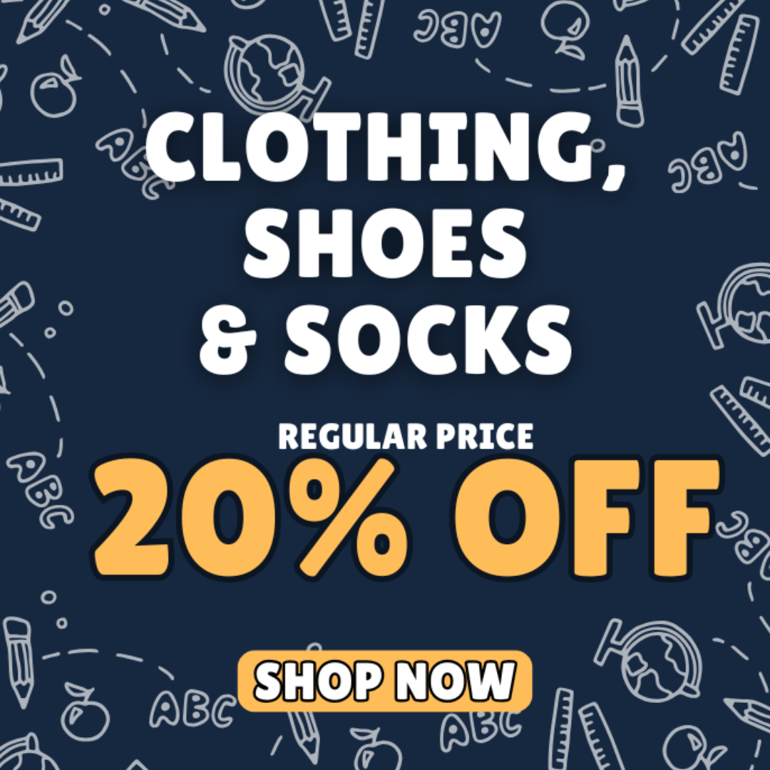 Back to School Shopping Guide. Redirects to sale category
