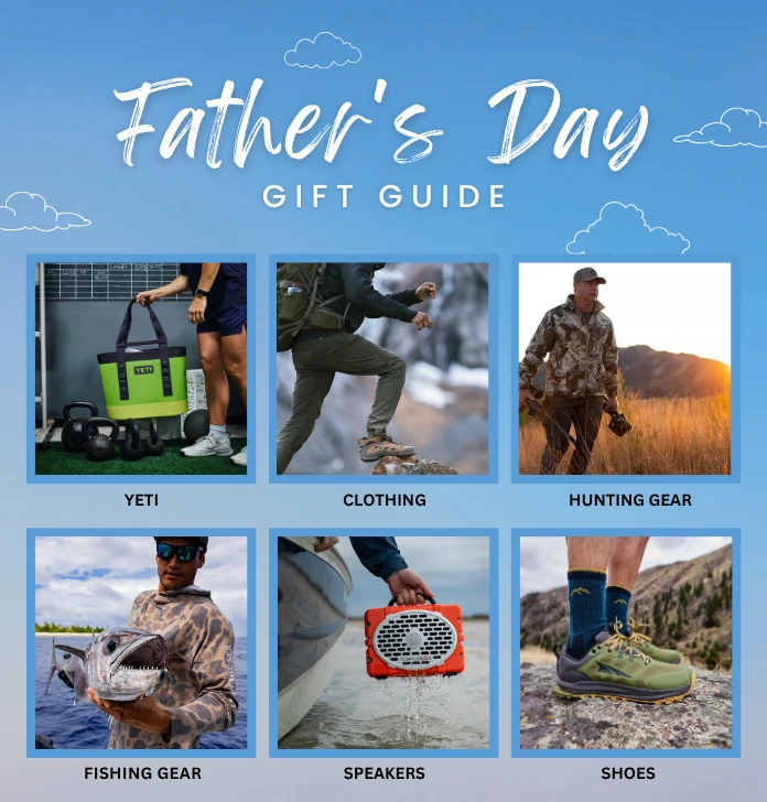 Fathers Day Gift Guide redirects to Yeti search.