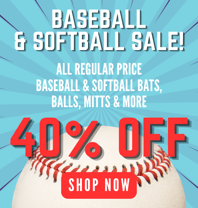 Baseball & Softball Sale! redirects to baseball category.